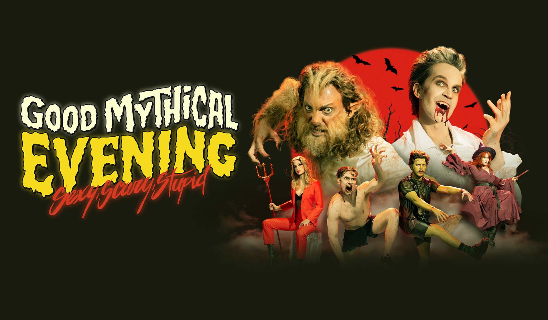 Good Mythical Evening event poster art
